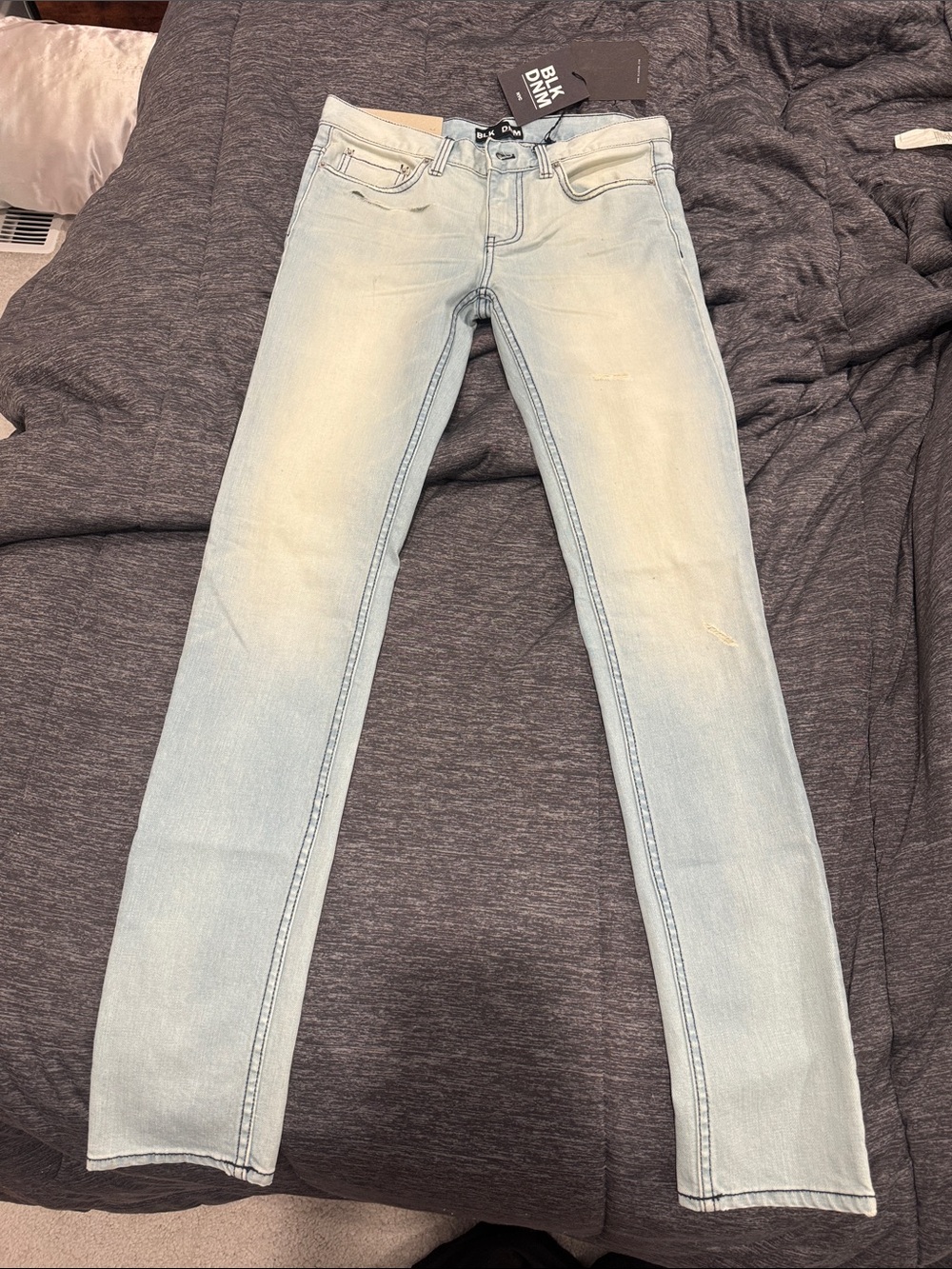 BLK DNM Pale Blue Skinny Jeans